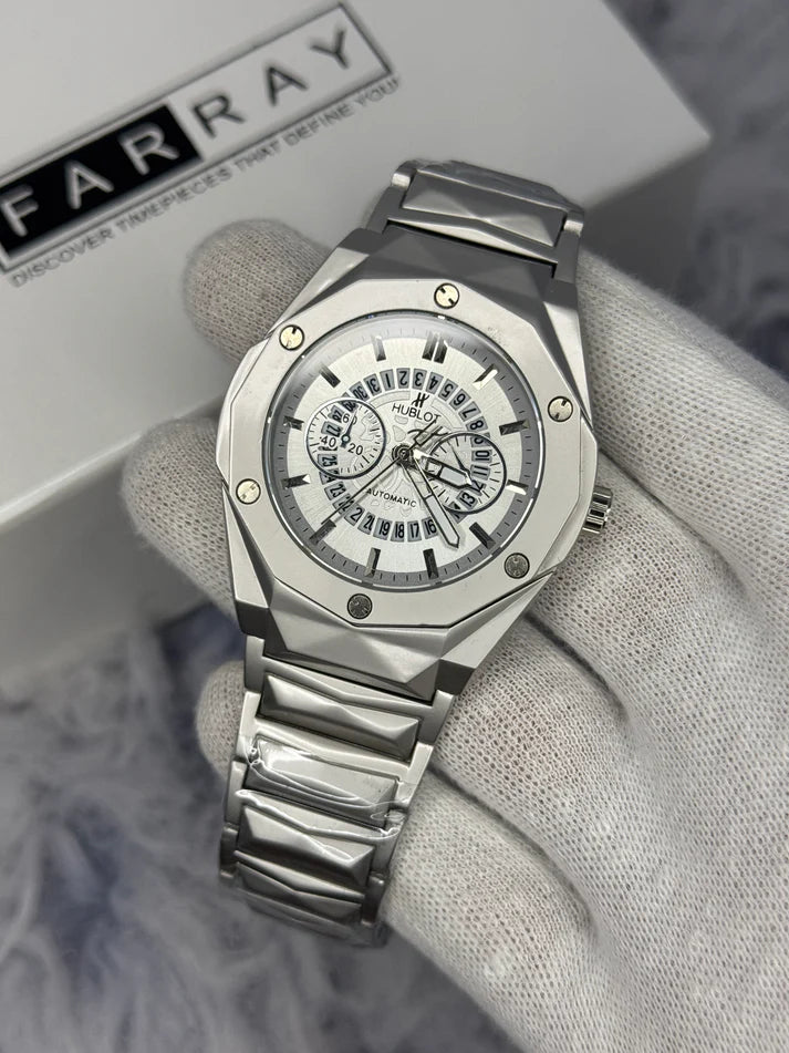 Hublot Diamond Cut Skeleton Watch