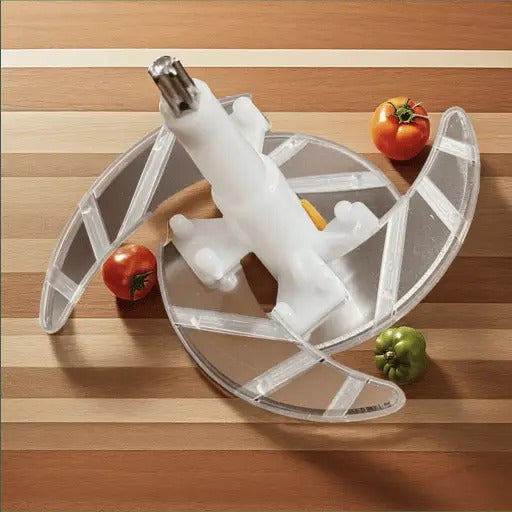 2L Manual Food Chopper – Stainless Steel Vegetable Cutter