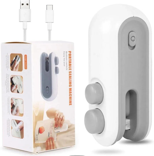 Portable Rechargeable Mini Sealer For Plastic Bags | Handheld Heat Sealing Machine