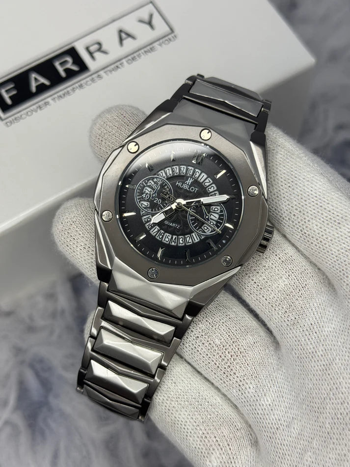 Hublot Diamond Cut Skeleton Watch