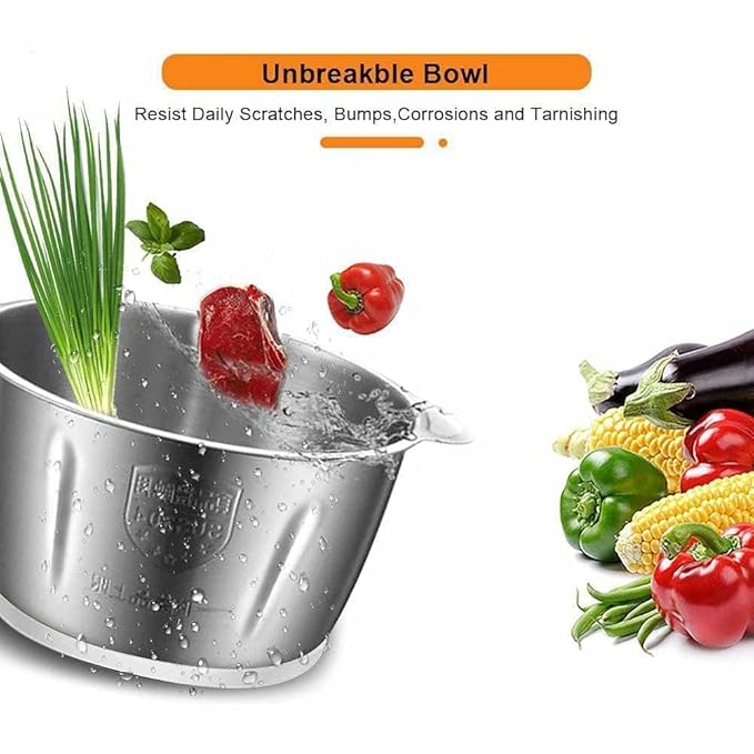 Electric Stainless Steel Food Chopper – Multi-Purpose Kitchen Grinder