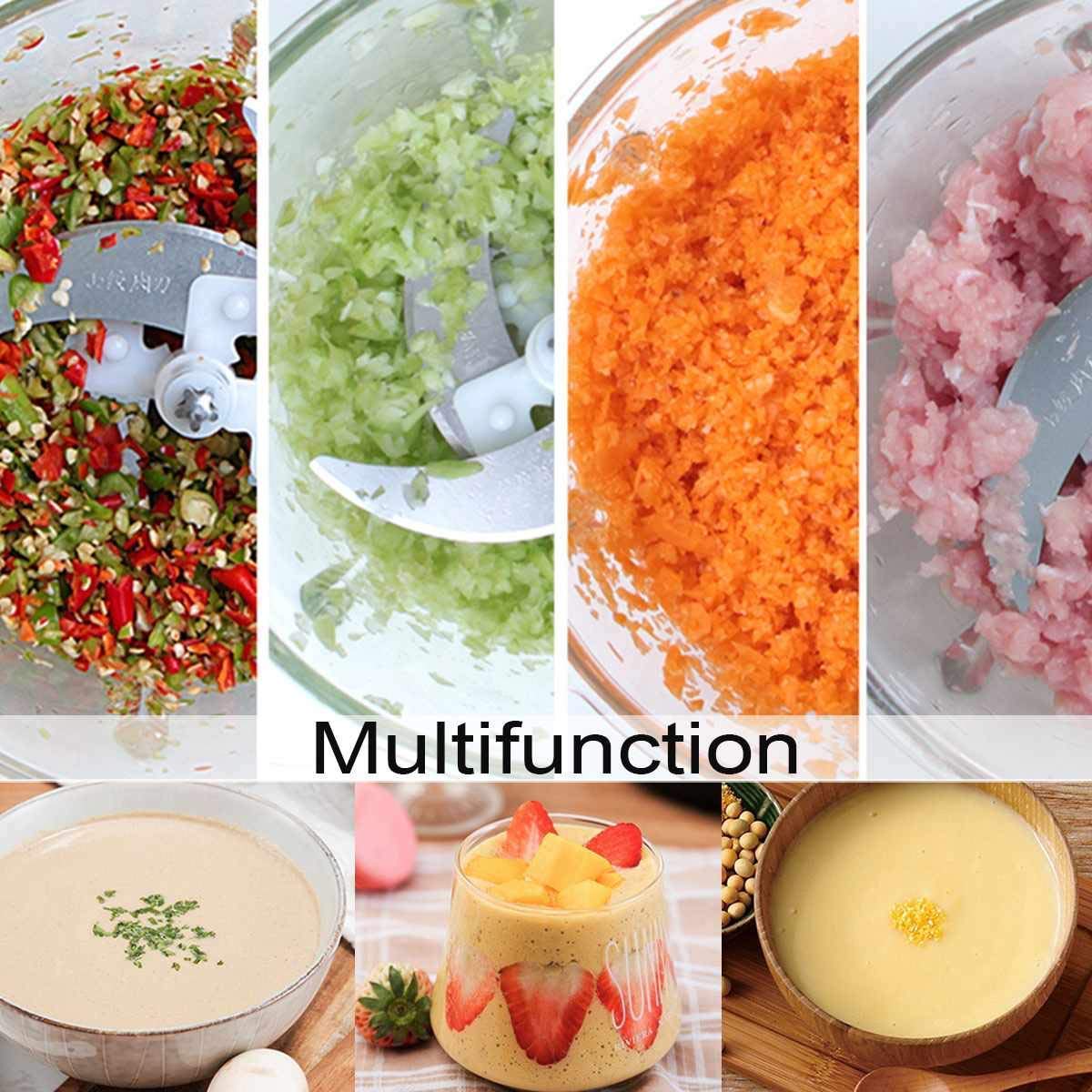 Electric Stainless Steel Food Chopper – Multi-Purpose Kitchen Grinder