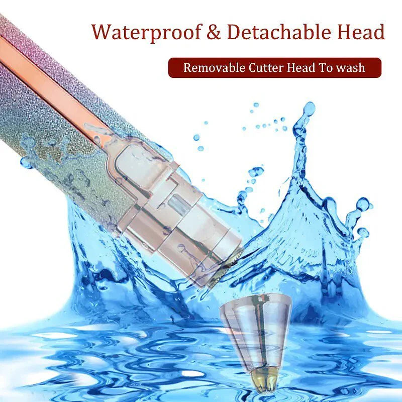 2in1 Electric Eyebrow Trimmer and Shaver Rechargeable Hair Remover for All Parts