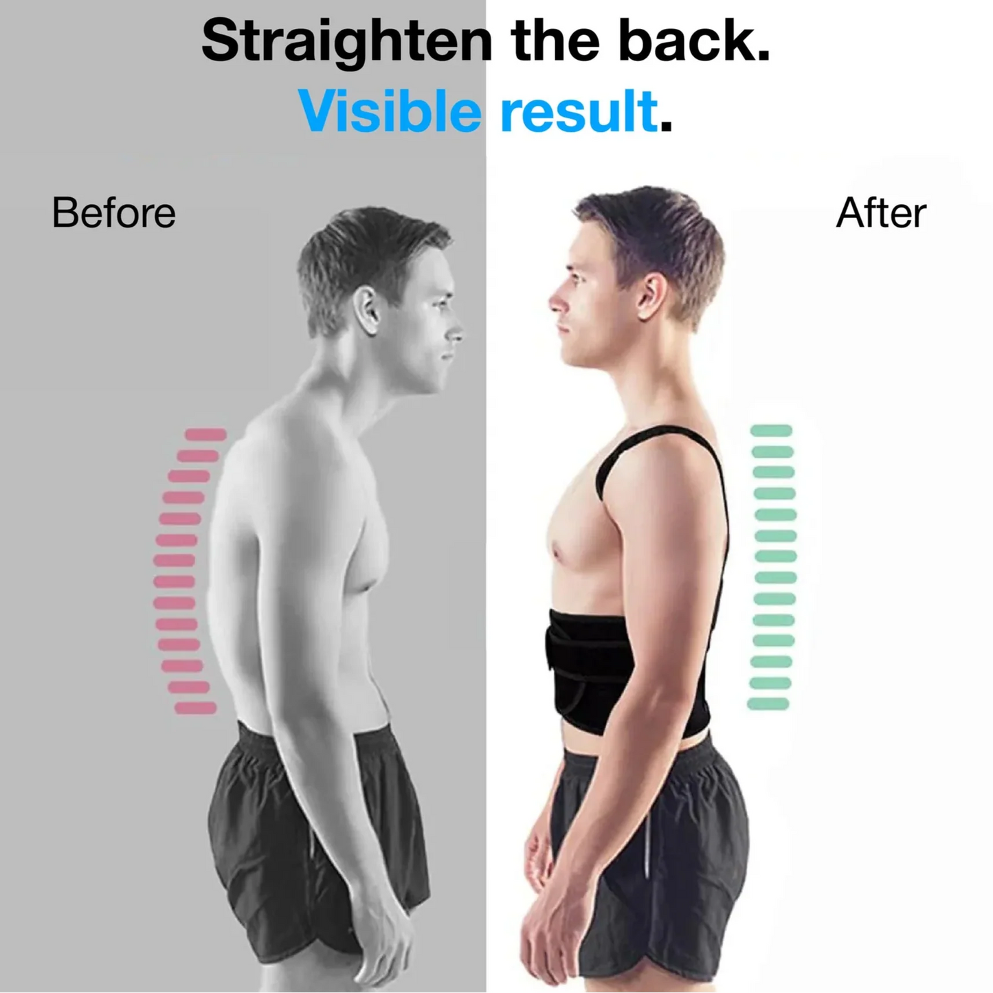 posture corrector belt, Back support belt, Back Pain Relief Shoulder Back Support Belt