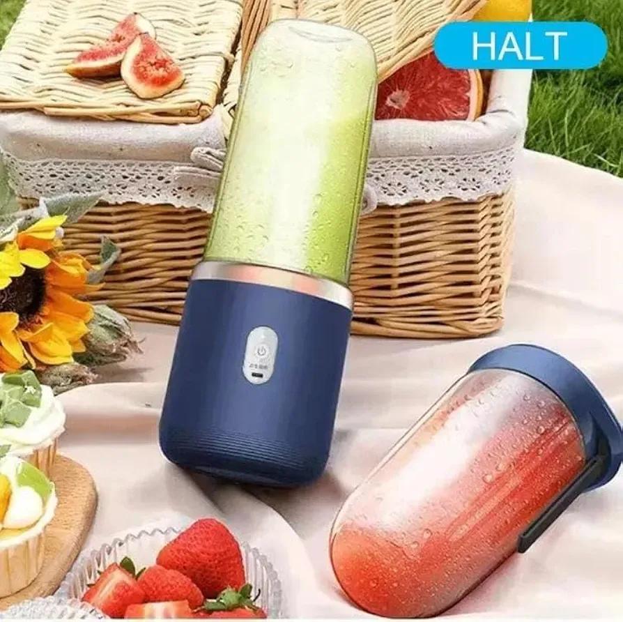 Portable Rechargeable Electric Juicer Blender Multicolor