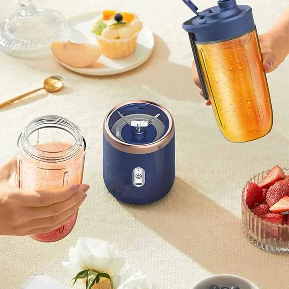 Portable Rechargeable Electric Juicer Blender Multicolor