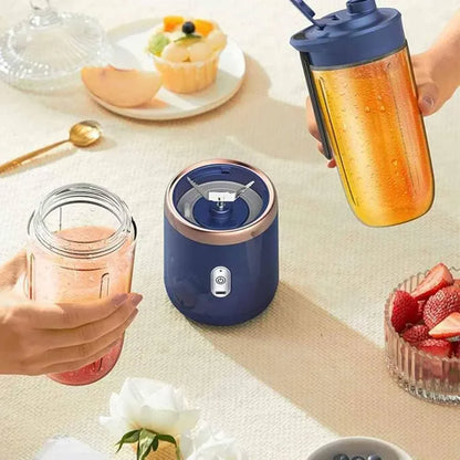 Portable Rechargeable Electric Juicer Blender Multicolor