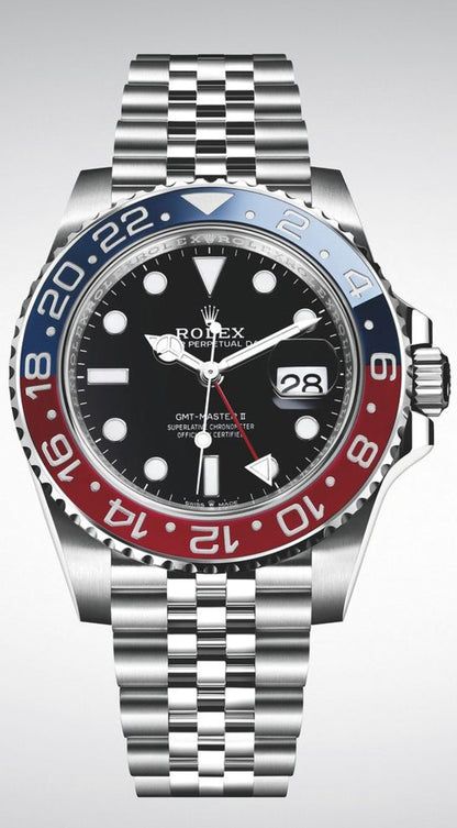 Rolex GMT-Master II Pepsi In Stainless Steel
