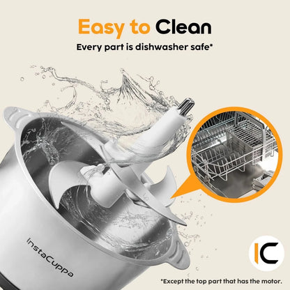 Electric Stainless Steel Food Chopper – Multi-Purpose Kitchen Grinder